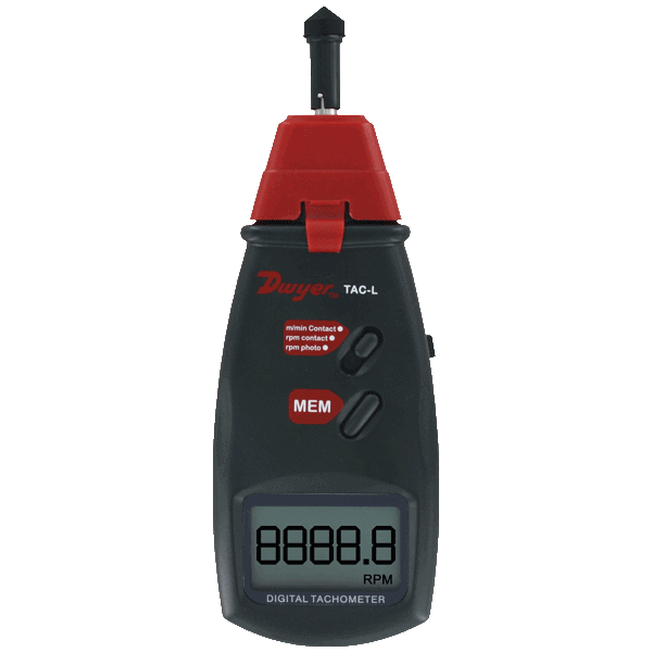Dwyer Portable Digital Tachometer, Model TAC-L